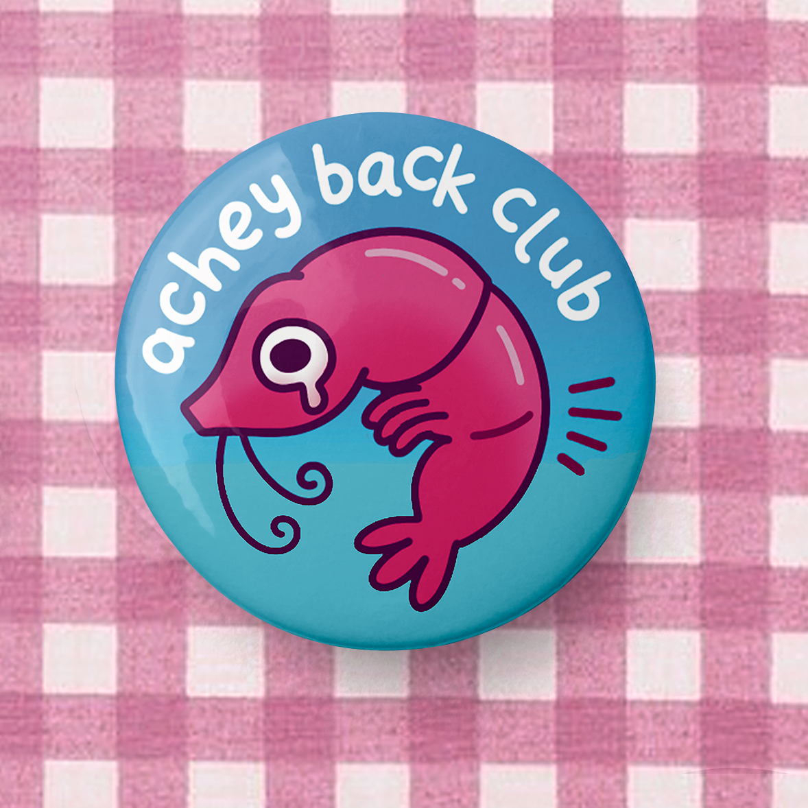 Achey Back Club Badge
