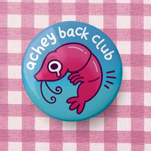 Achey Back Club Badge