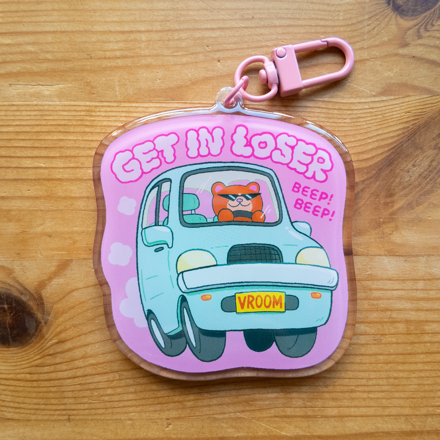 Get In Loser Keychain (B Grade)
