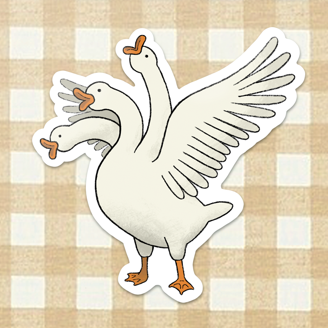 Goose Hydra Sticker