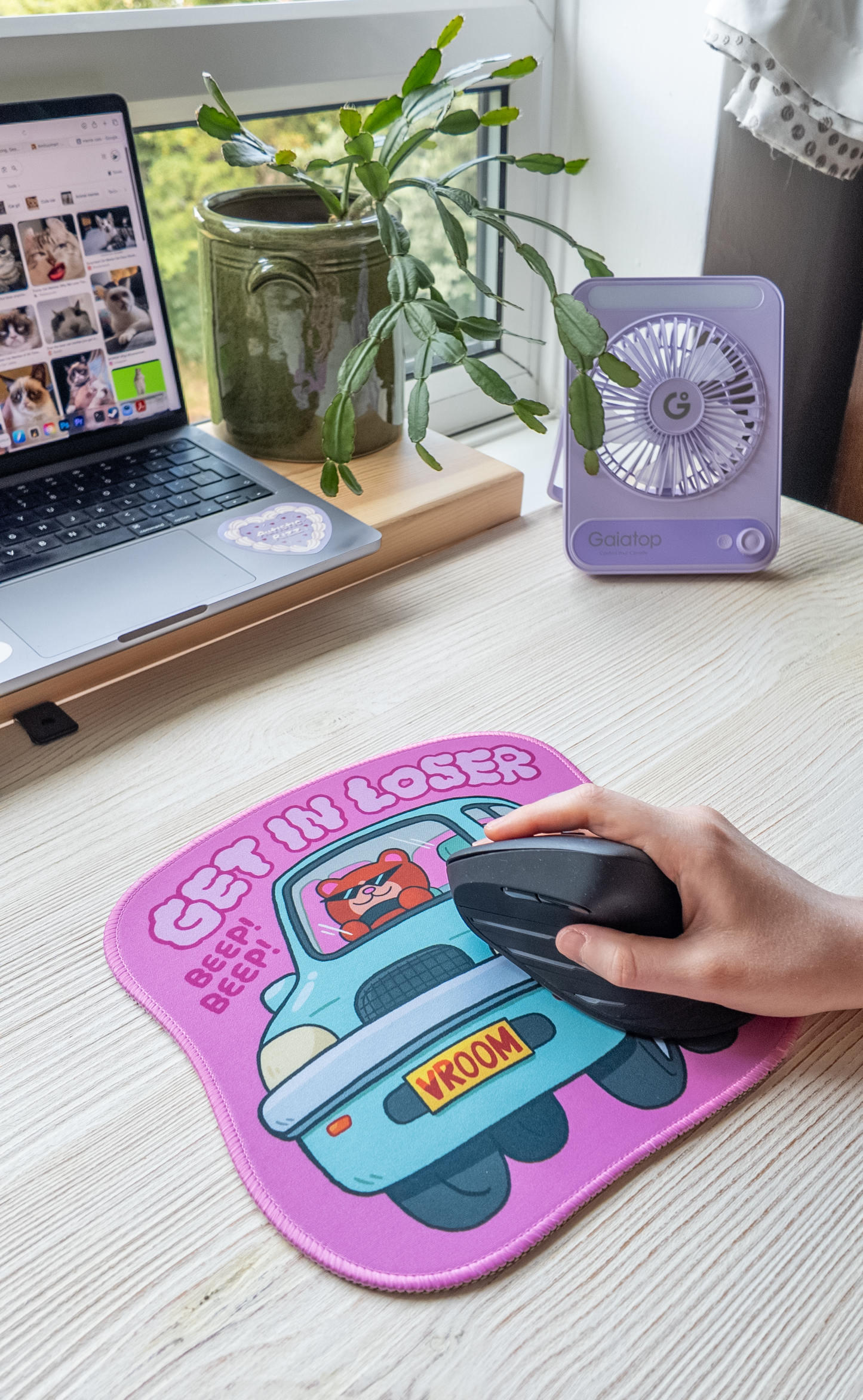 Get In Loser Mousepad