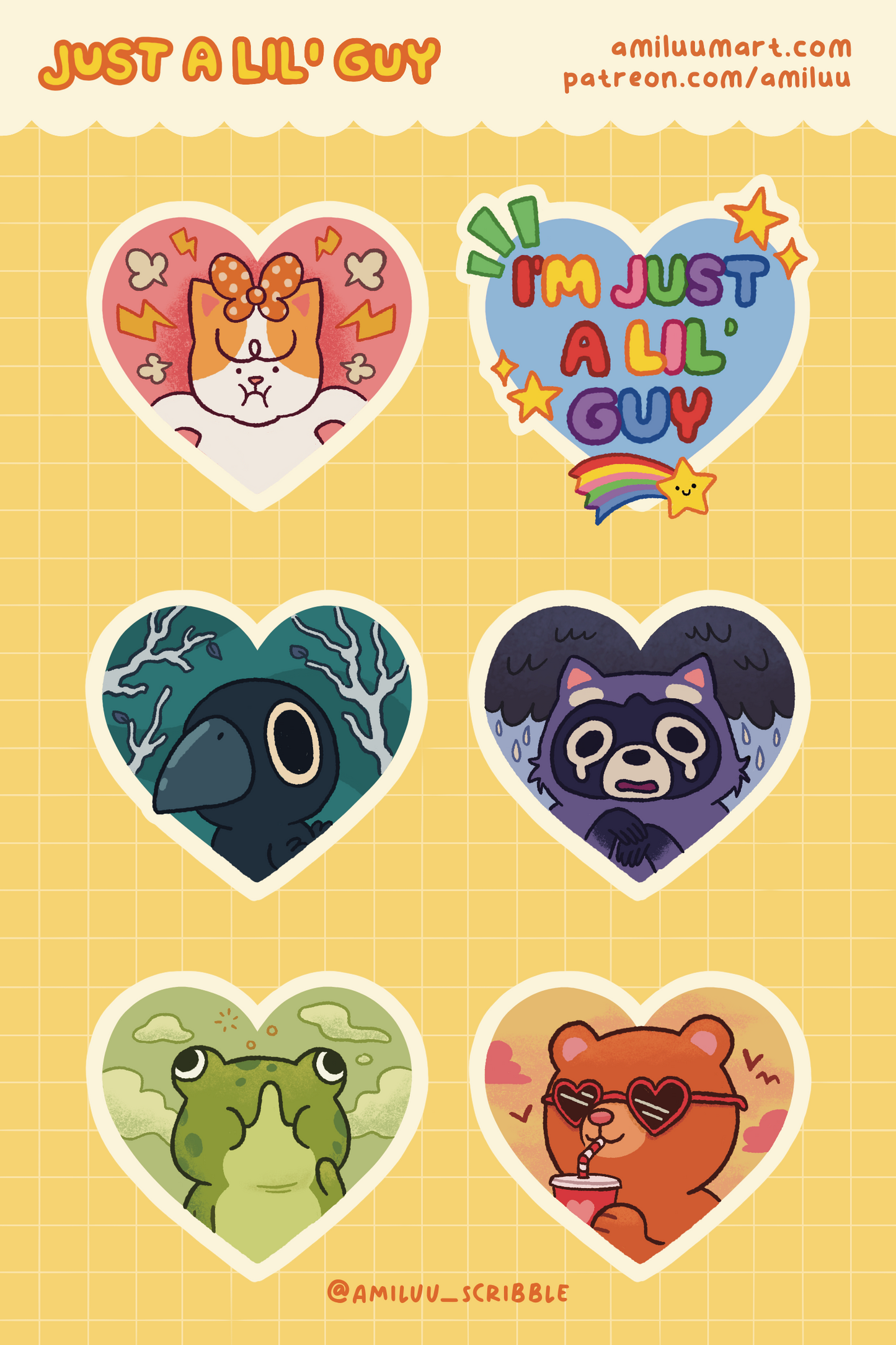 Just A Lil' Guy Sticker Sheet