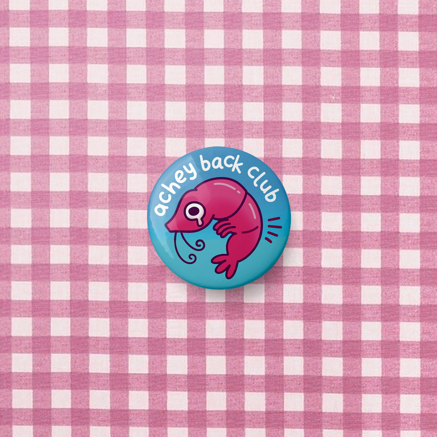 Achey Back Club Badge