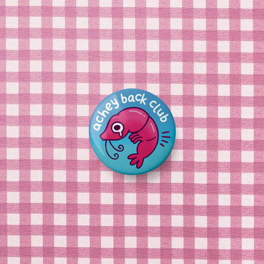 Achey Back Club Badge