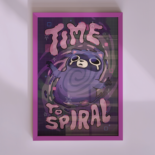 Time To Spiral 4x6" Print
