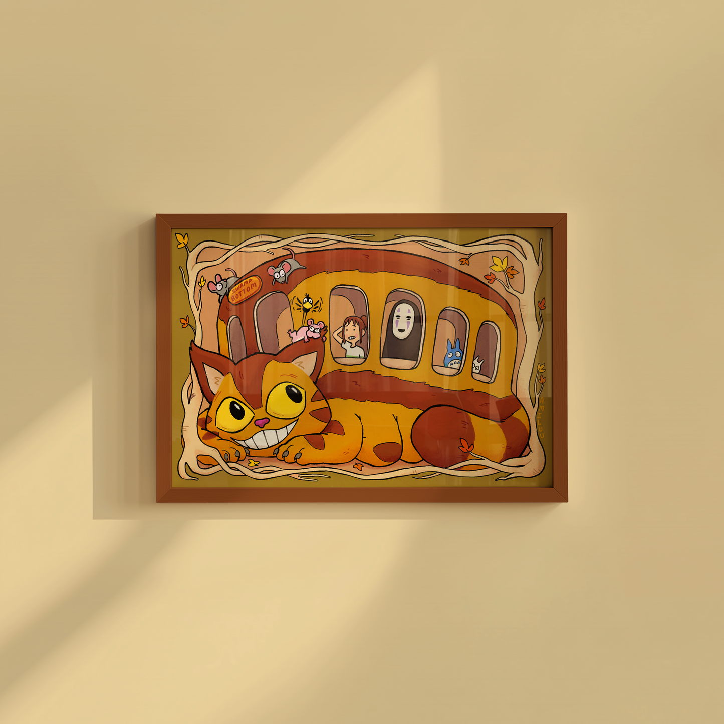 Spirited Away x My Neighbour Totoro 4x6" Print