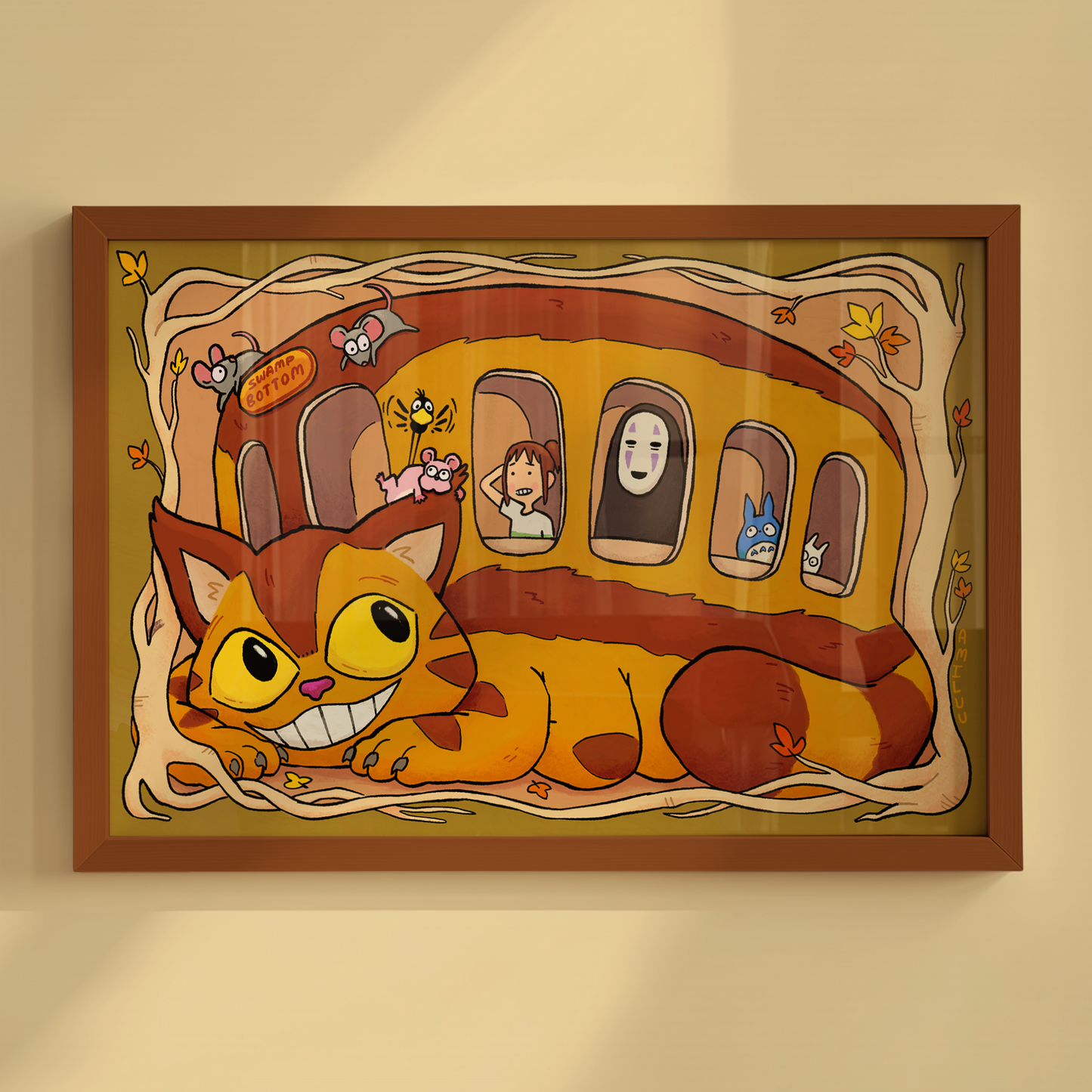 Spirited Away x My Neighbour Totoro 4x6" Print