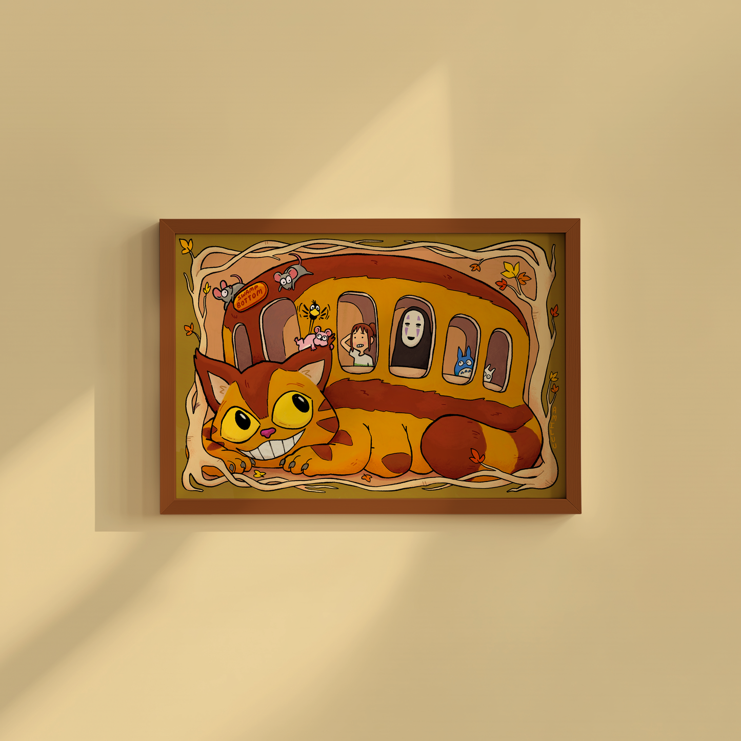 Spirited Away x My Neighbour Totoro 4x6" Print