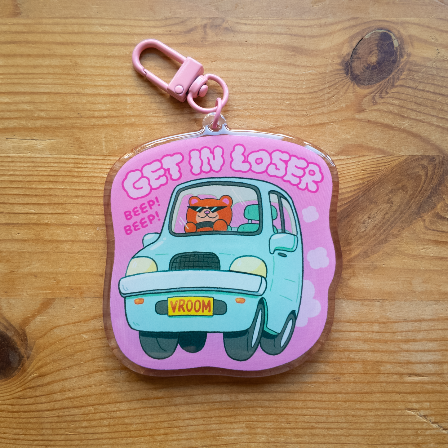 Get In Loser Keychain (B Grade)