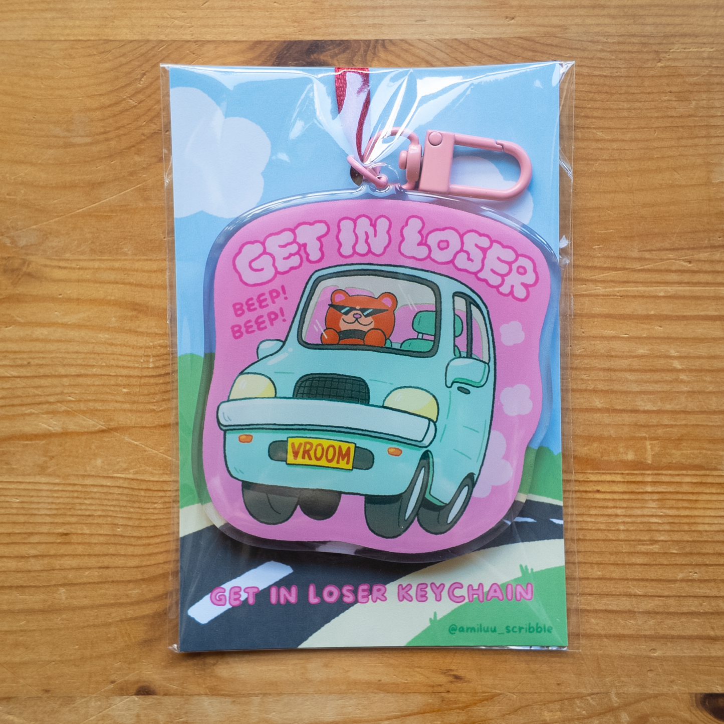 Get In Loser Keychain (B Grade)