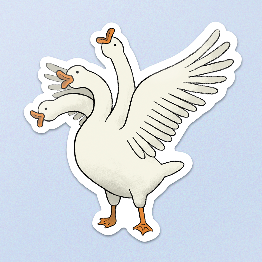Goose Hydra Sticker
