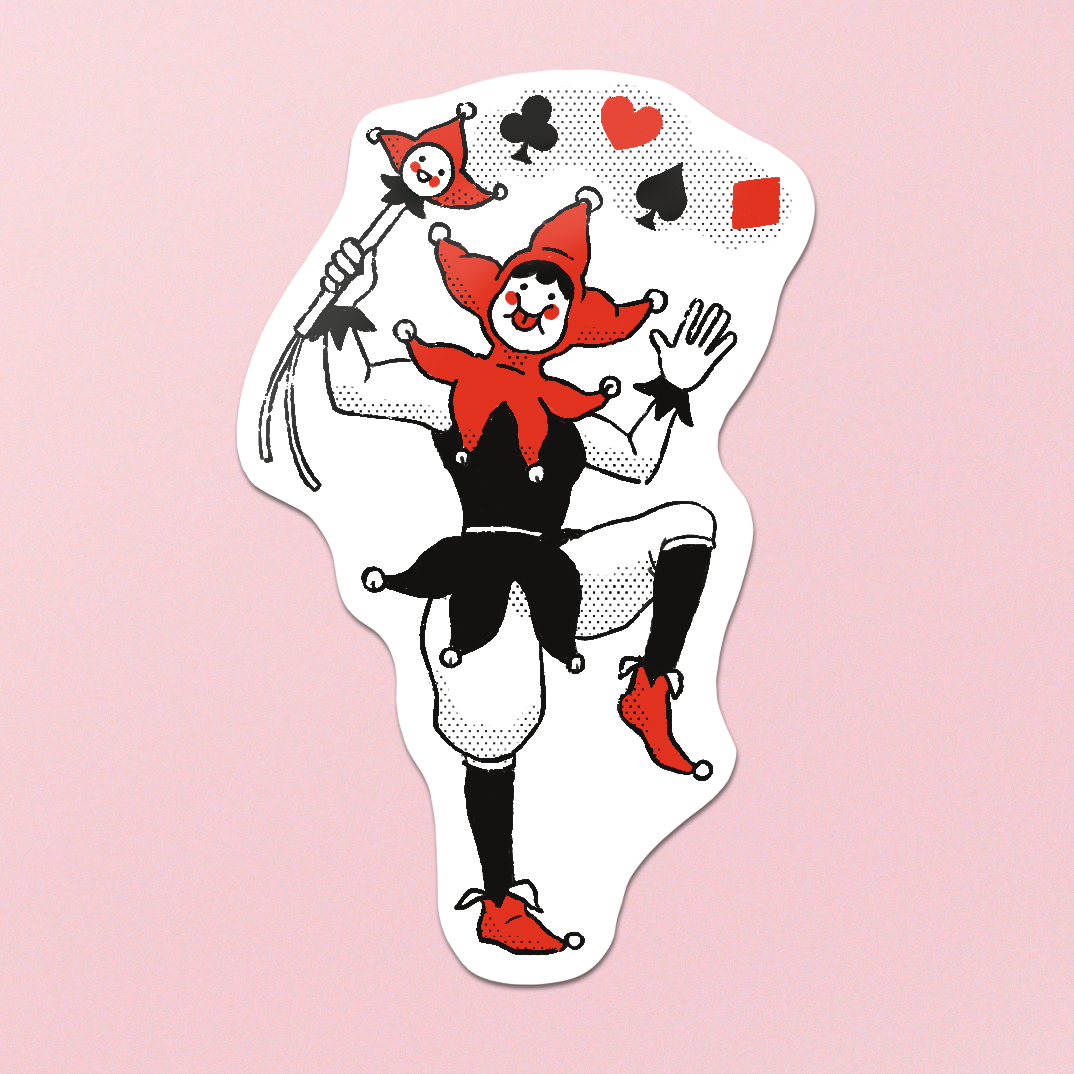 Jester Sticker