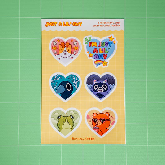 Just A Lil' Guy Sticker Sheet