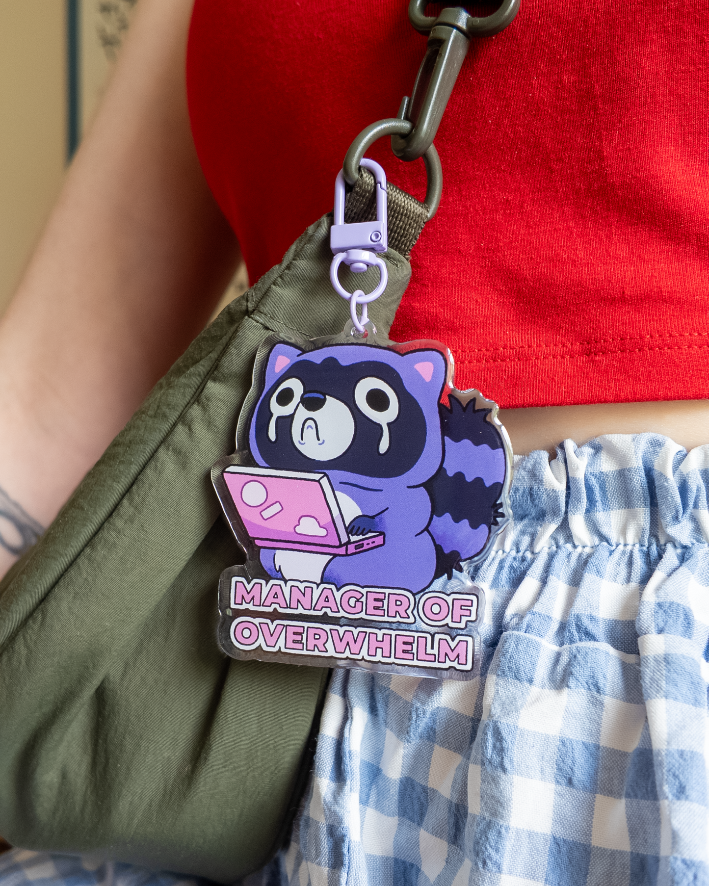 Manager of Overwhelm Keychain