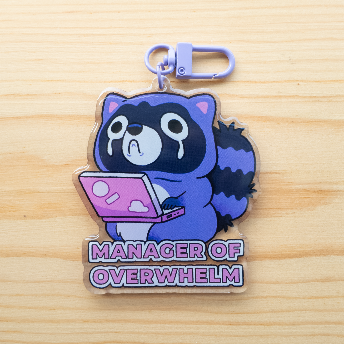 Manager of Overwhelm Keychain