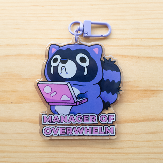 Manager of Overwhelm Keychain