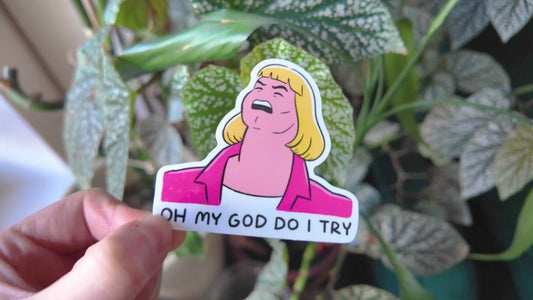 He-Man Sparkle Sticker