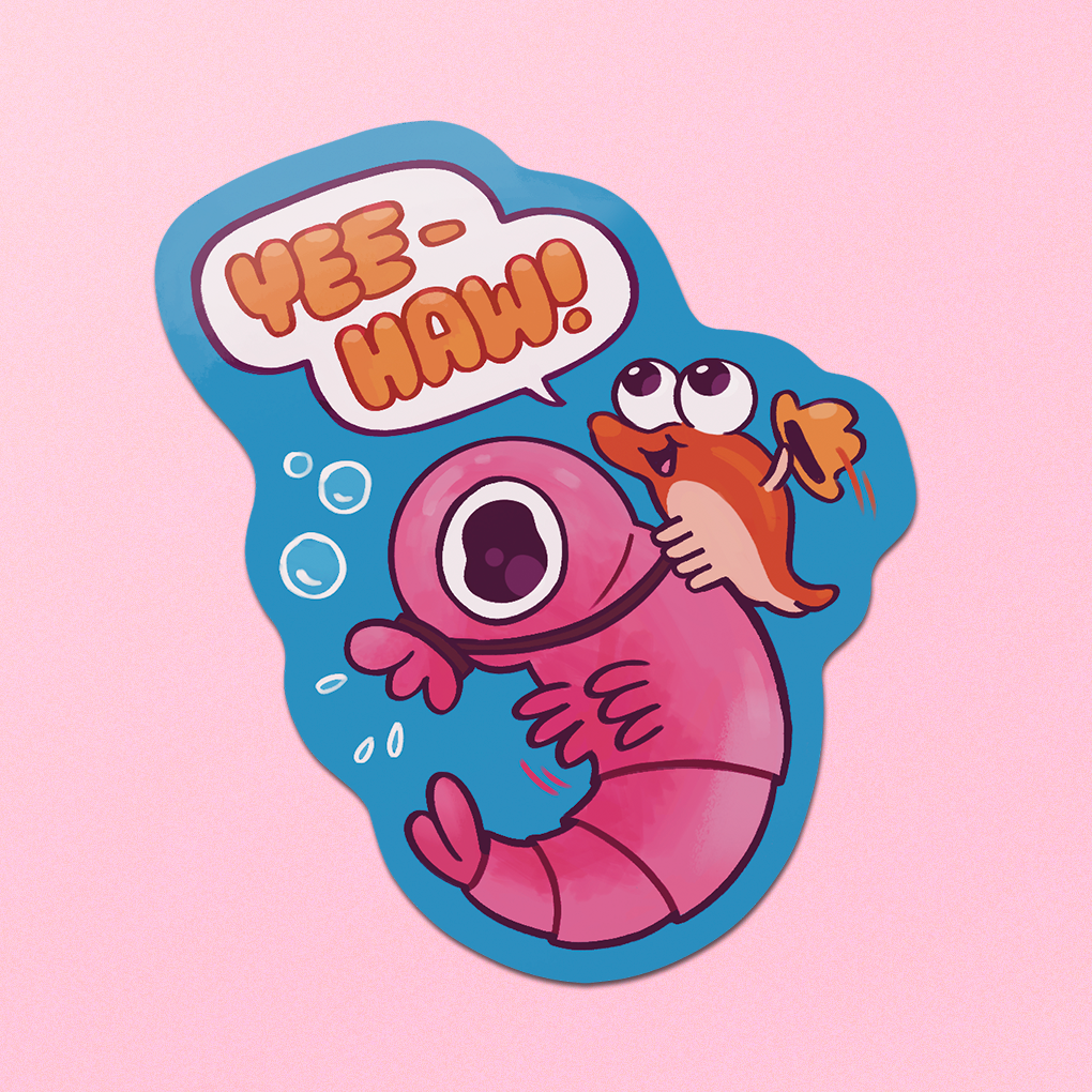 Yeehaw! Sticker